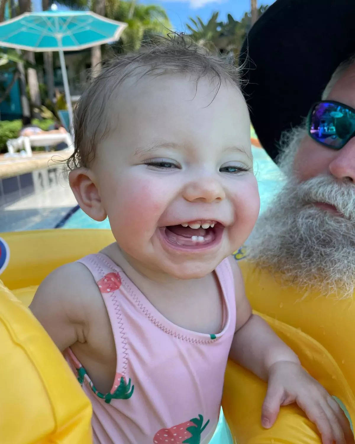 One-year-old Laine’s signature shoulder wiggle goes viral on the internet