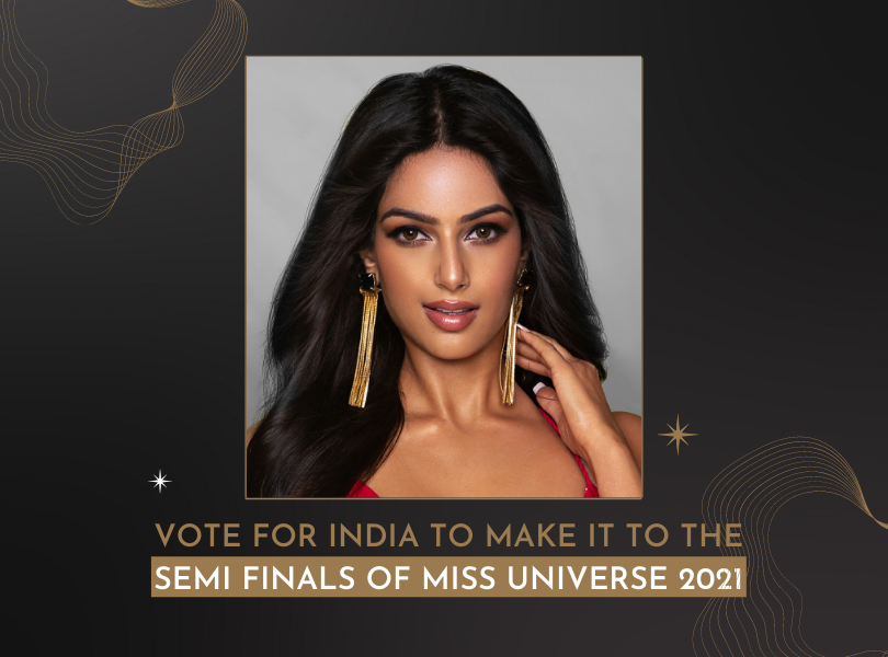 VOTE NOW and help Harnaaz Sandhu win a spot in the semi-finals of Miss Universe 2021!