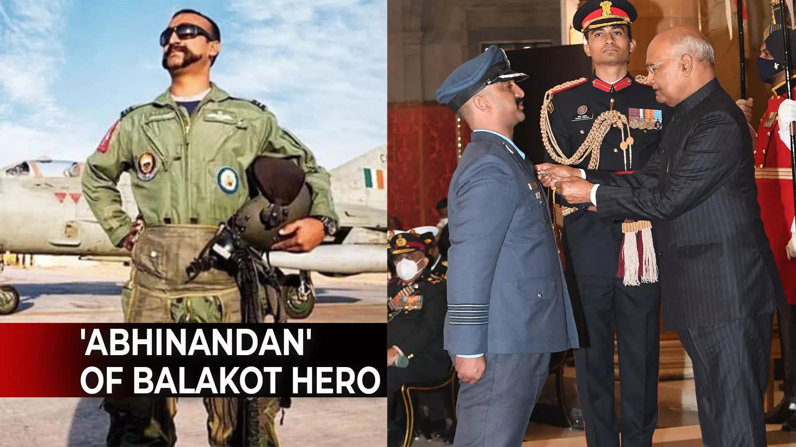 Group Captain Abhinandan Varthman conferred Vir Chakra for downing ...