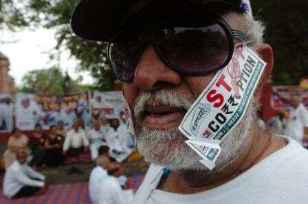 A unique way of protesting