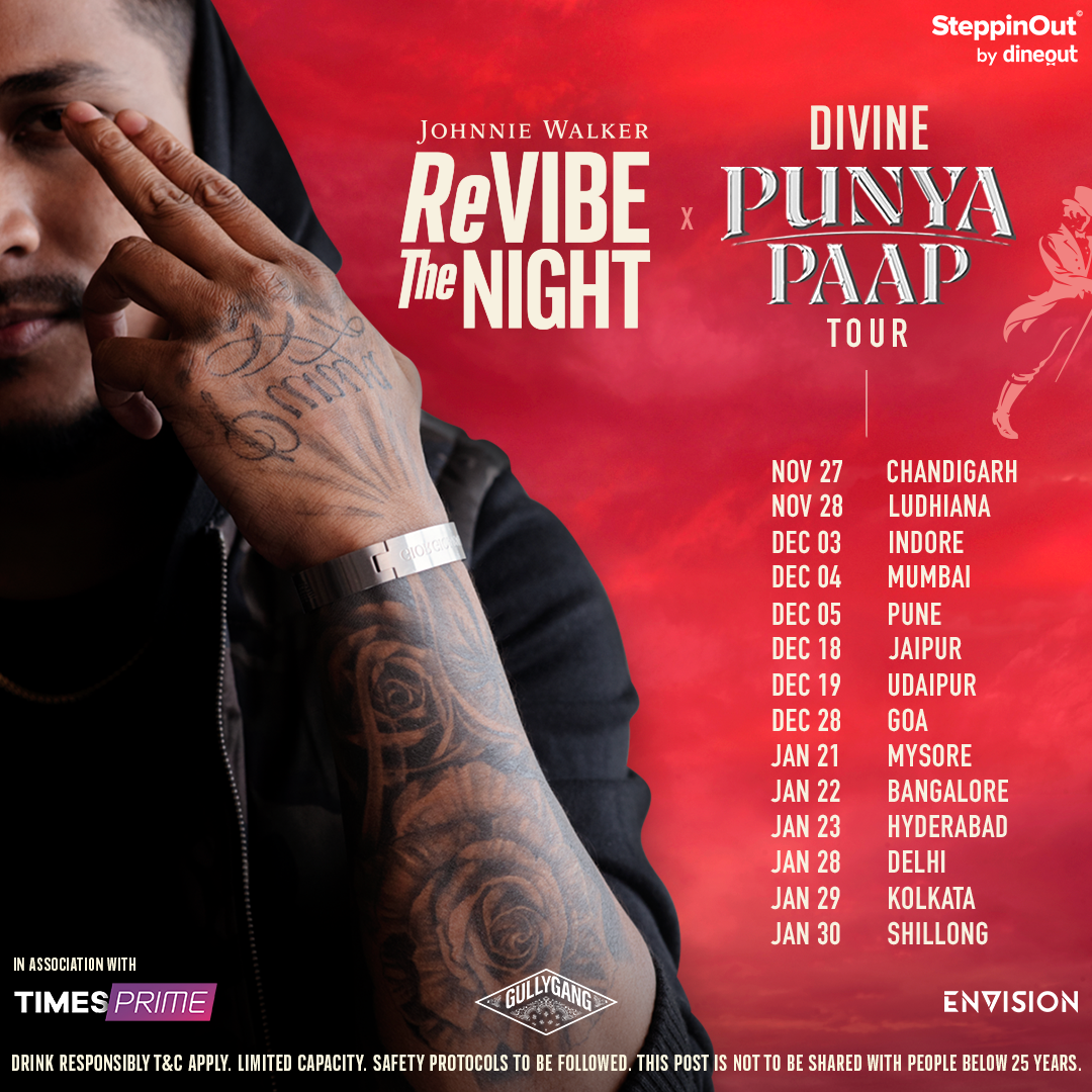 Rapper DIVINE to embark on multi-city 'Punya Paap Tour' from November ...