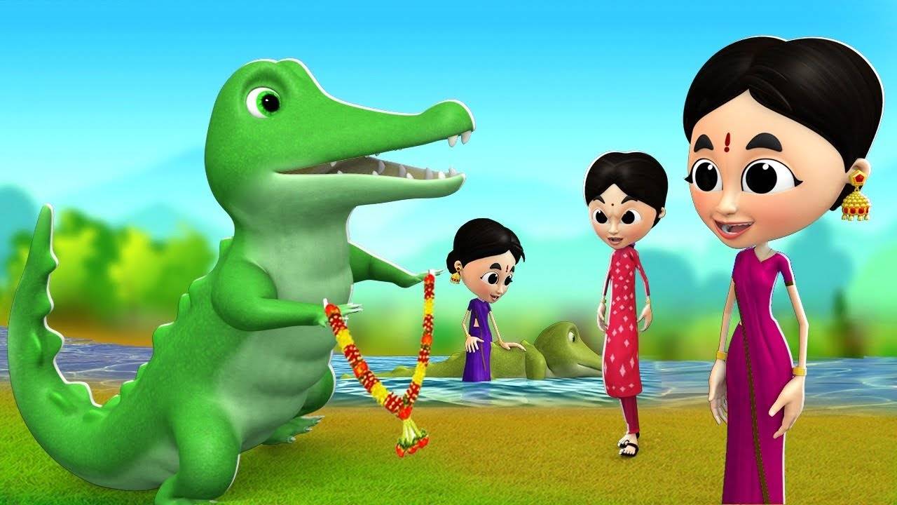 Most Popular Panchatantra Tales For Children - Magical Crocodile Marriage |  Videos For Kids | Kids Cartoons | Cartoon Animation For Children |  Entertainment - Times of India Videos