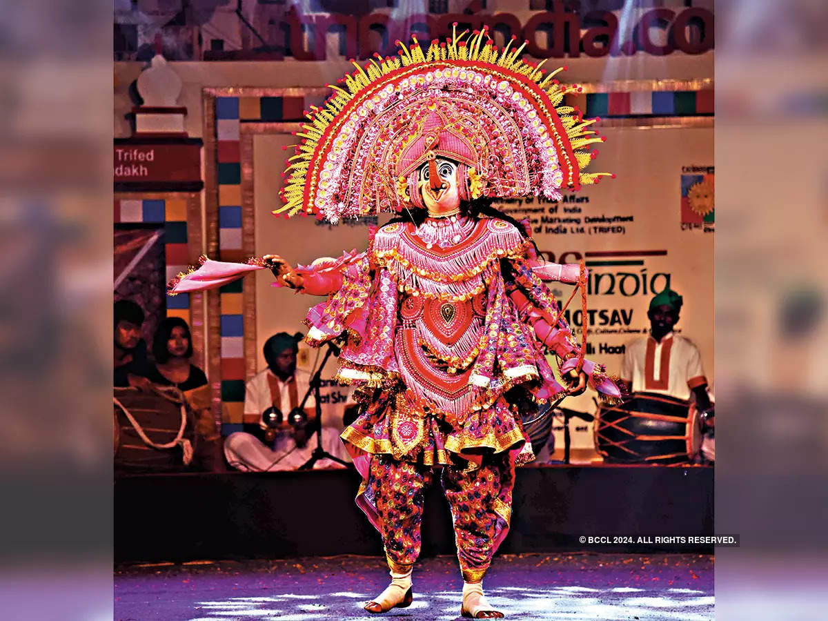 Folk dance Chhau from Jharkhand, Odisha and West Bengal