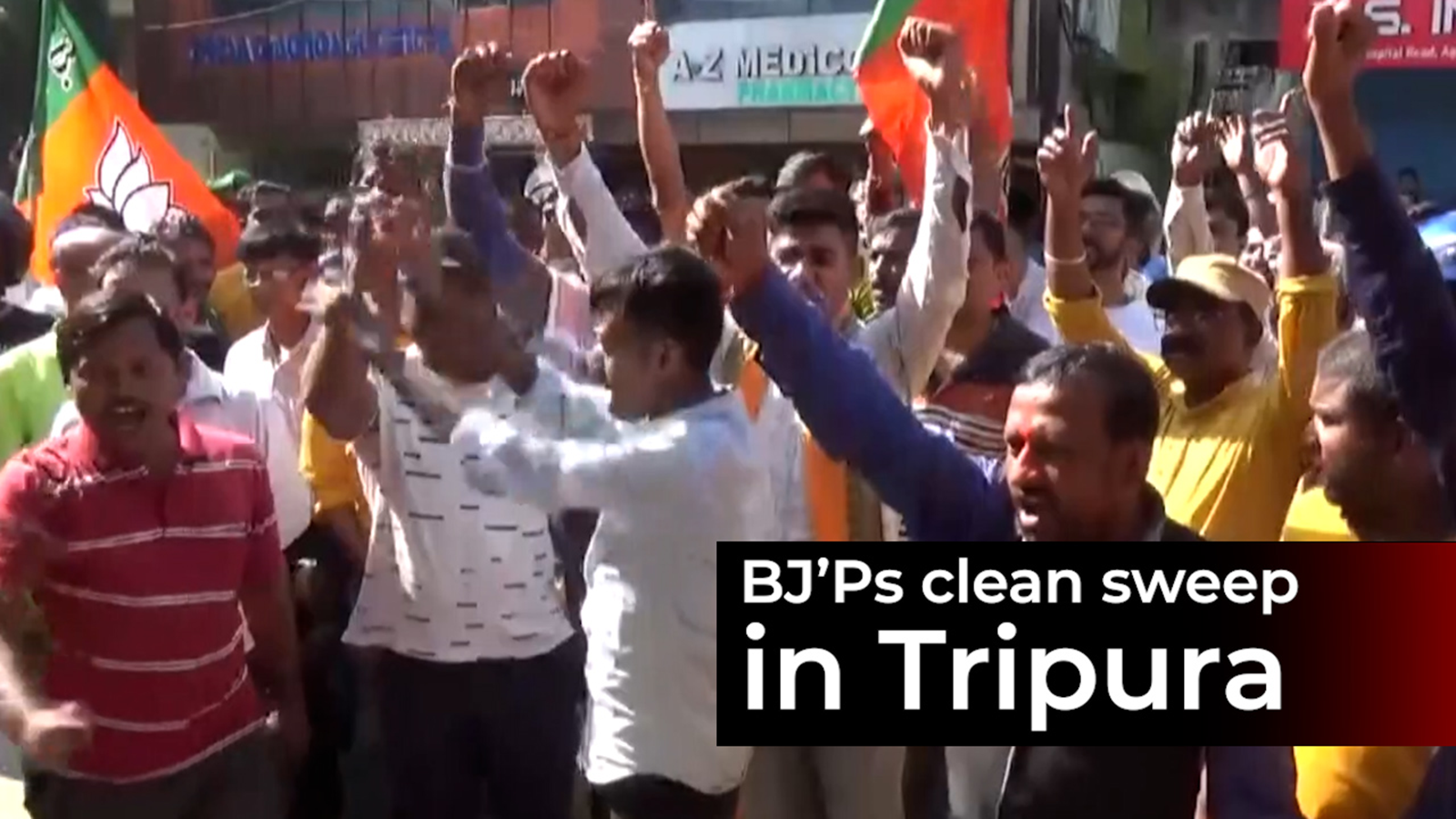 BJP Sweeps Tripura Civic Polls But TMC Has Something To Cheer About