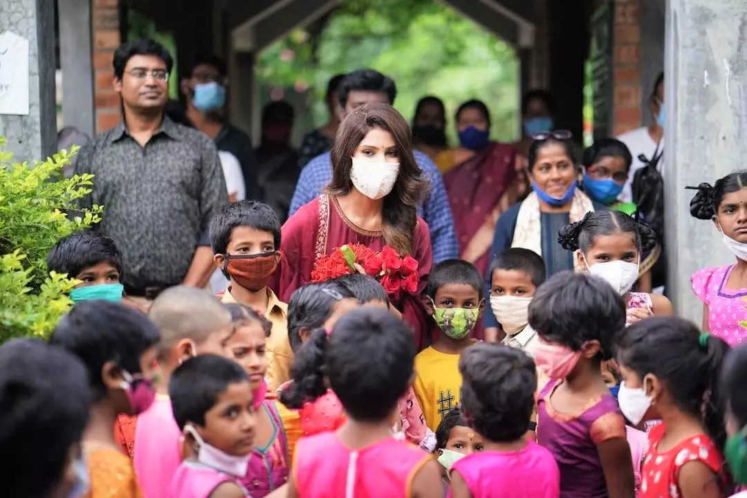 #Throwback to Manasa Varanasi's visit to SOS children's village
