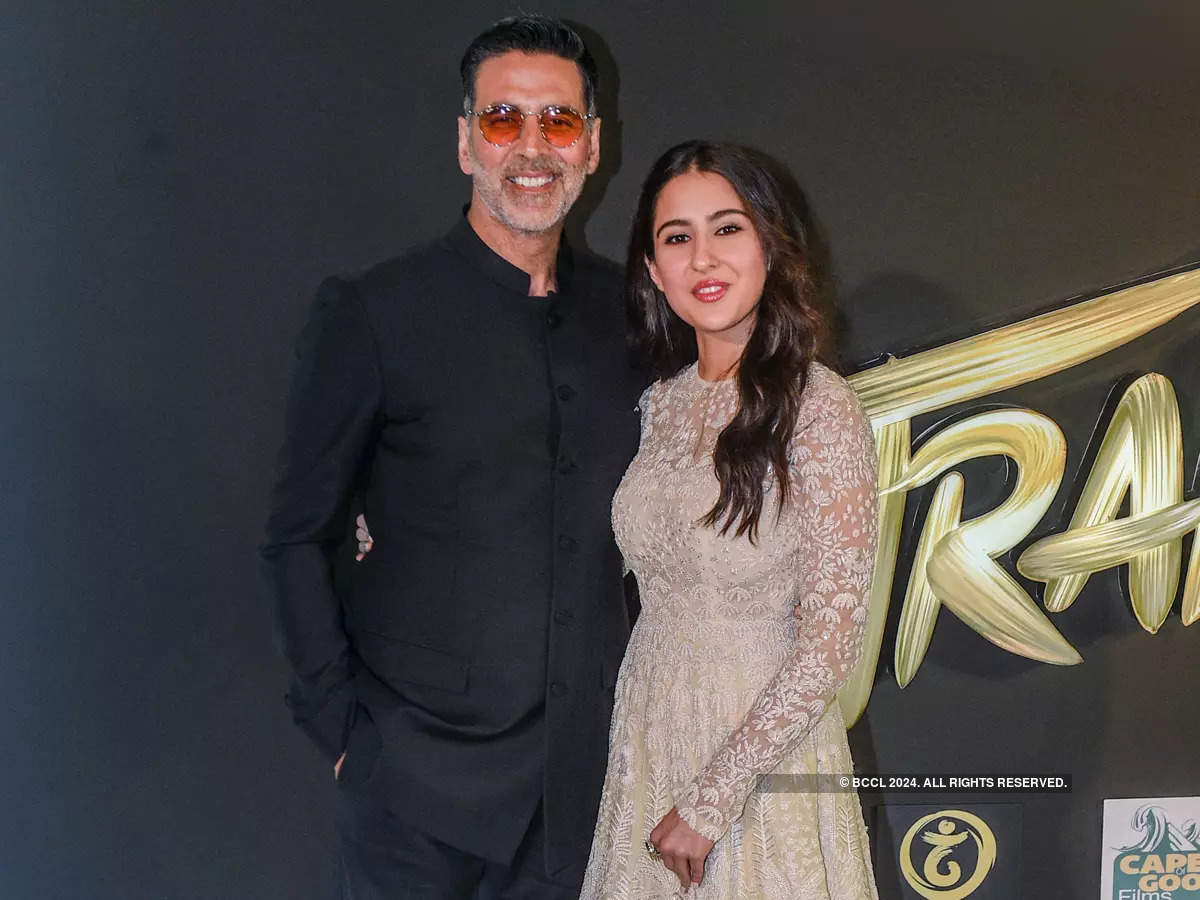 Akshay Kumar and Sara Ali Khan dazzle at Atrangi Re music launch