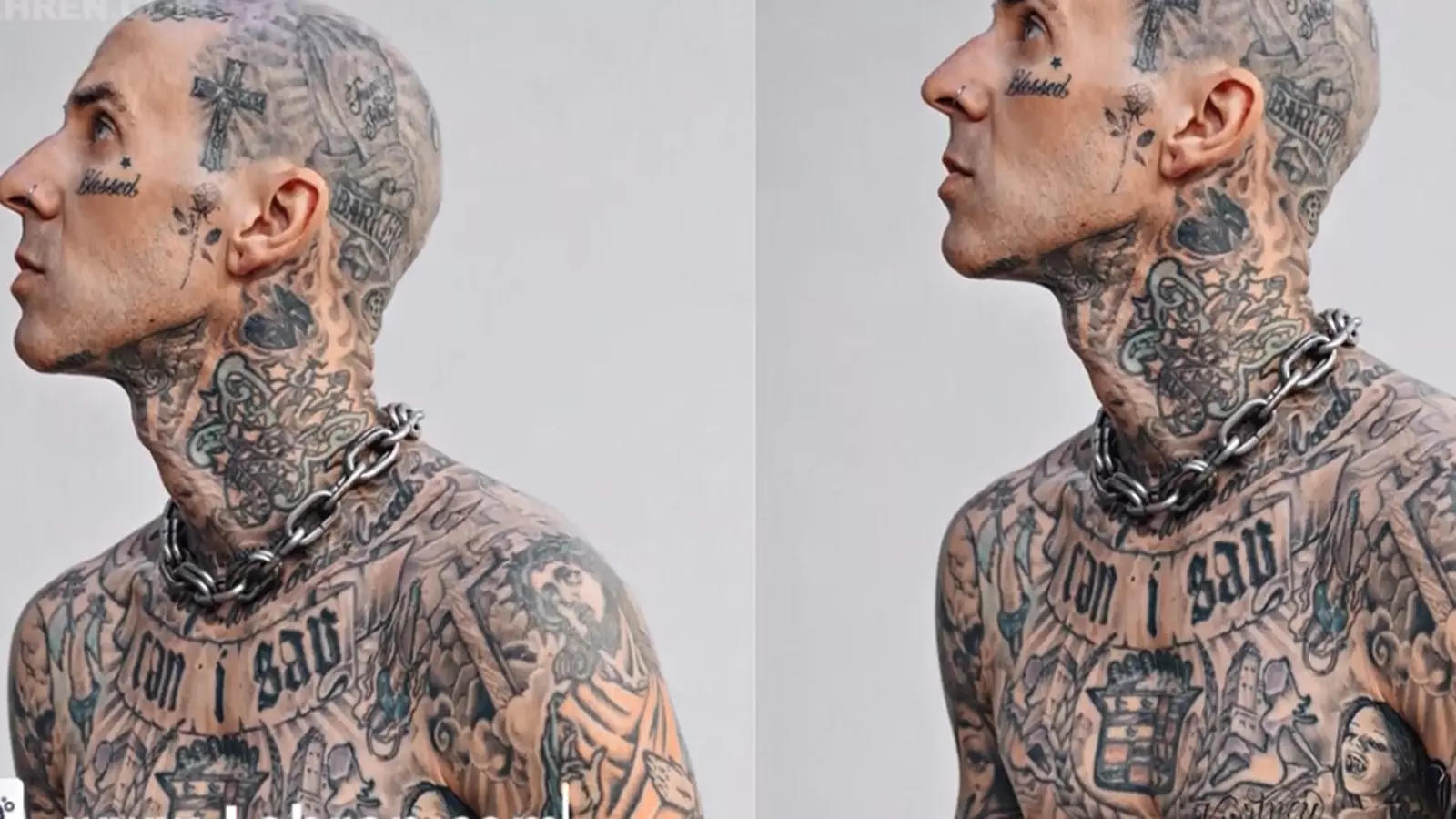 Travis Barker slams troll who calls his tattoos 'ridiculous' | English  Movie News - Hollywood - Times of India