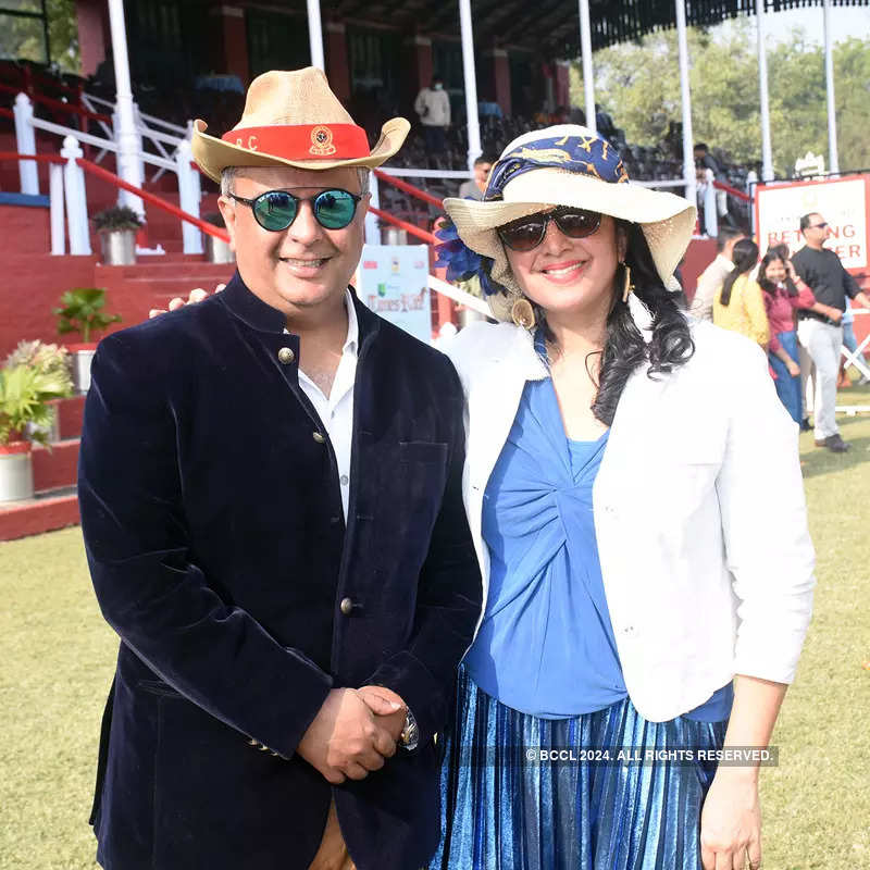 Socialites attend the Times of India Cup Race