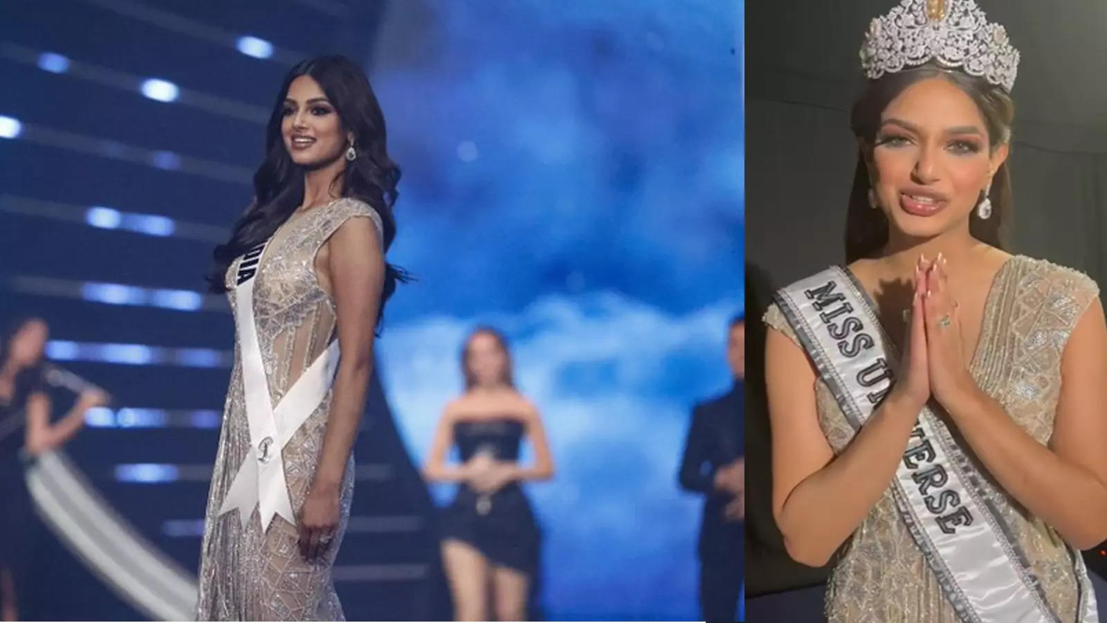 India’s Harnaaz Sandhu Brings Miss Universe Crown Home After 21 Years 