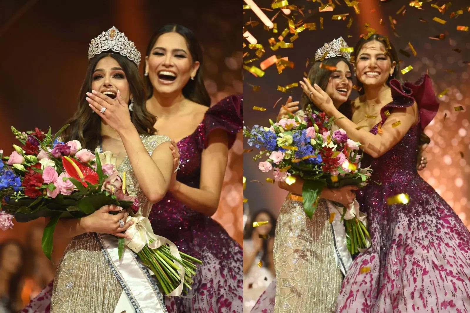 Here are the crowning moments of Harnaaz Sandhu from Miss Universe 2021!