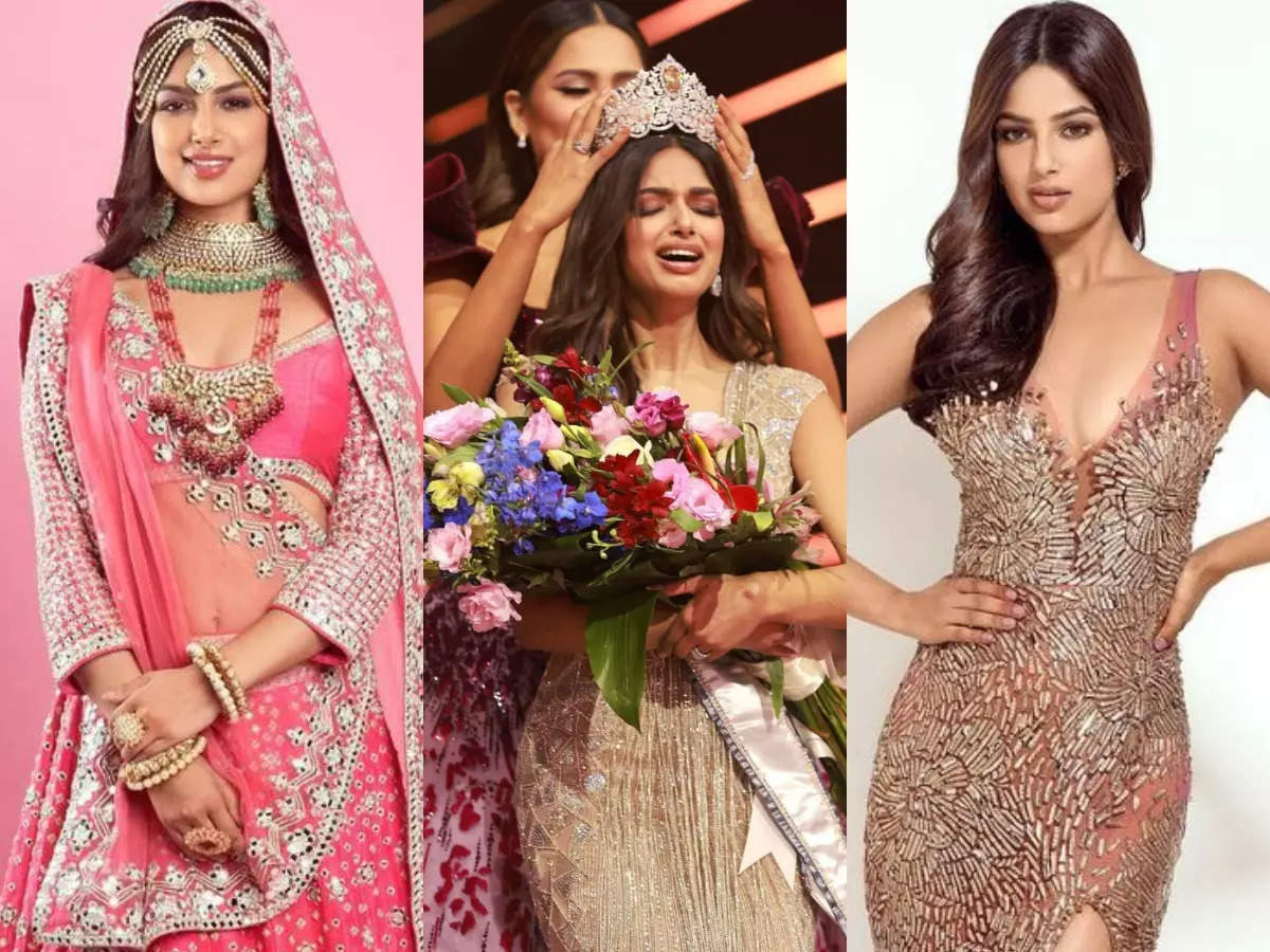 All The Outfits Harnaaz Sandhu Wore For Miss Universe 21 The Times Of India Usmail24