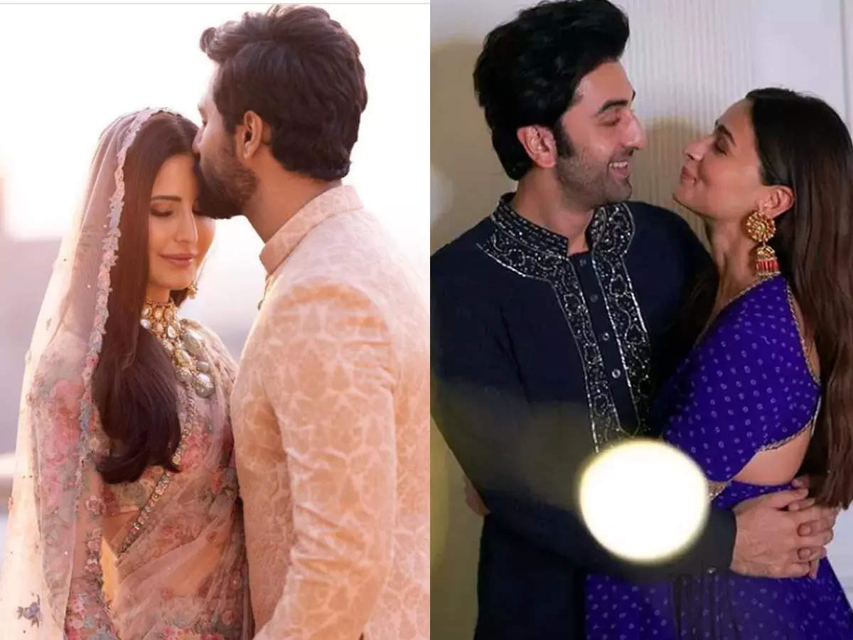 Katrina Kaif-Vicky Kaushal to Alia Bhatt-Ranbir Kapoor: Actors who dated or married their crush  | The Times of India
			