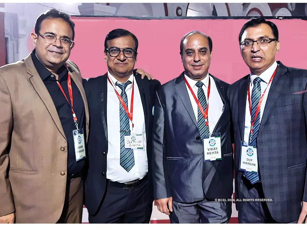 (L-R) Manav Prakash, Jeetu Bhatia, Vikas Mehta and Dilip Khiranjani (BCCL/  Aditya Yadav)