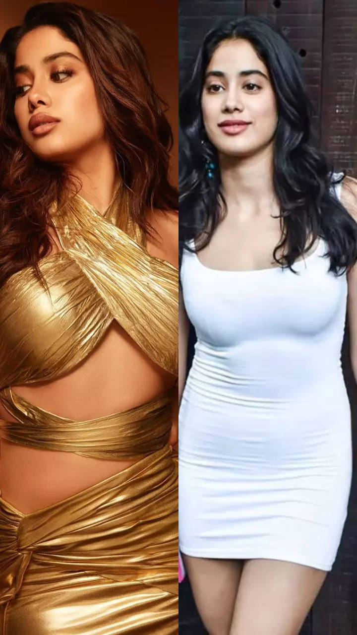 Janhvi Kapoor gives tough competition to Nora Fatehi in figure-hugging  dresses | Times of India