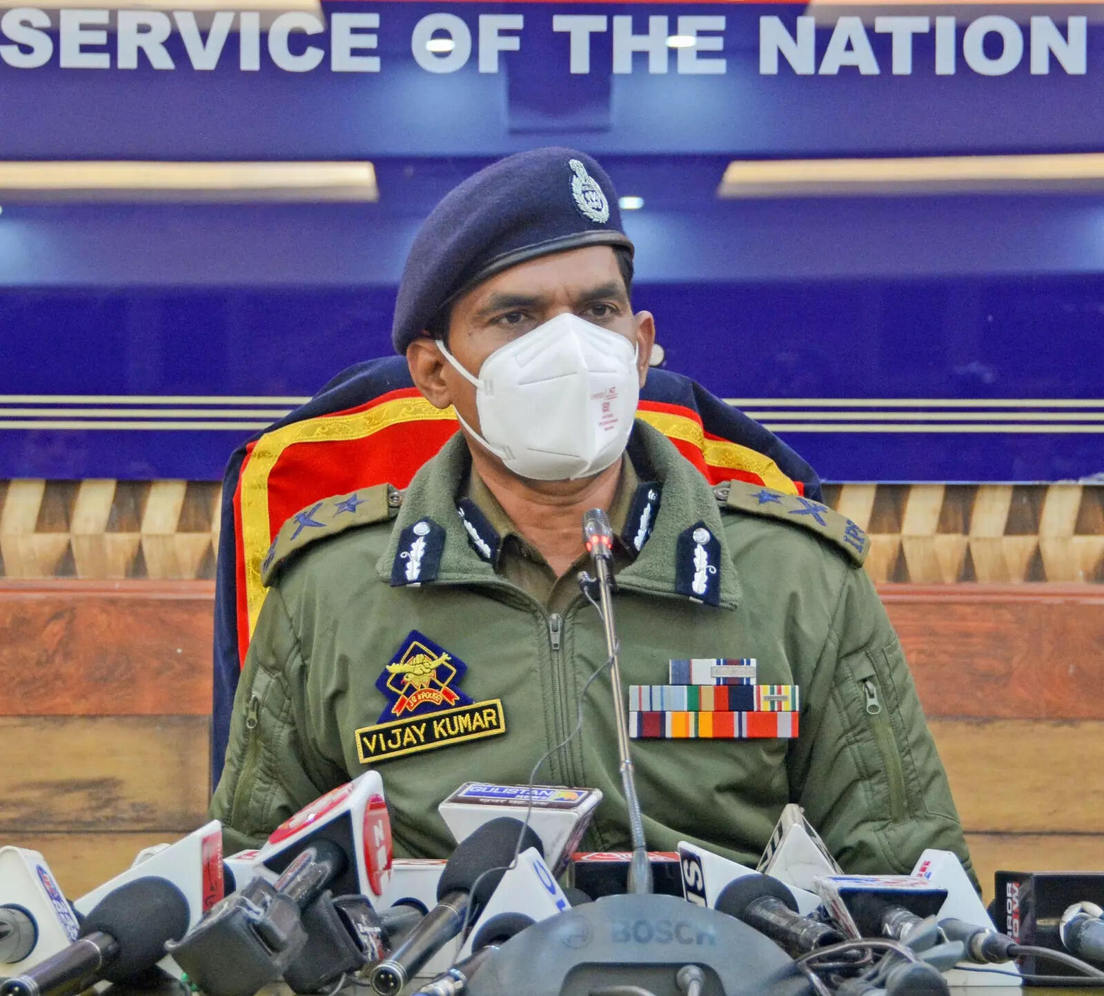 Number of active terrorists below 200 in J-K: IGP Vijay Kumar