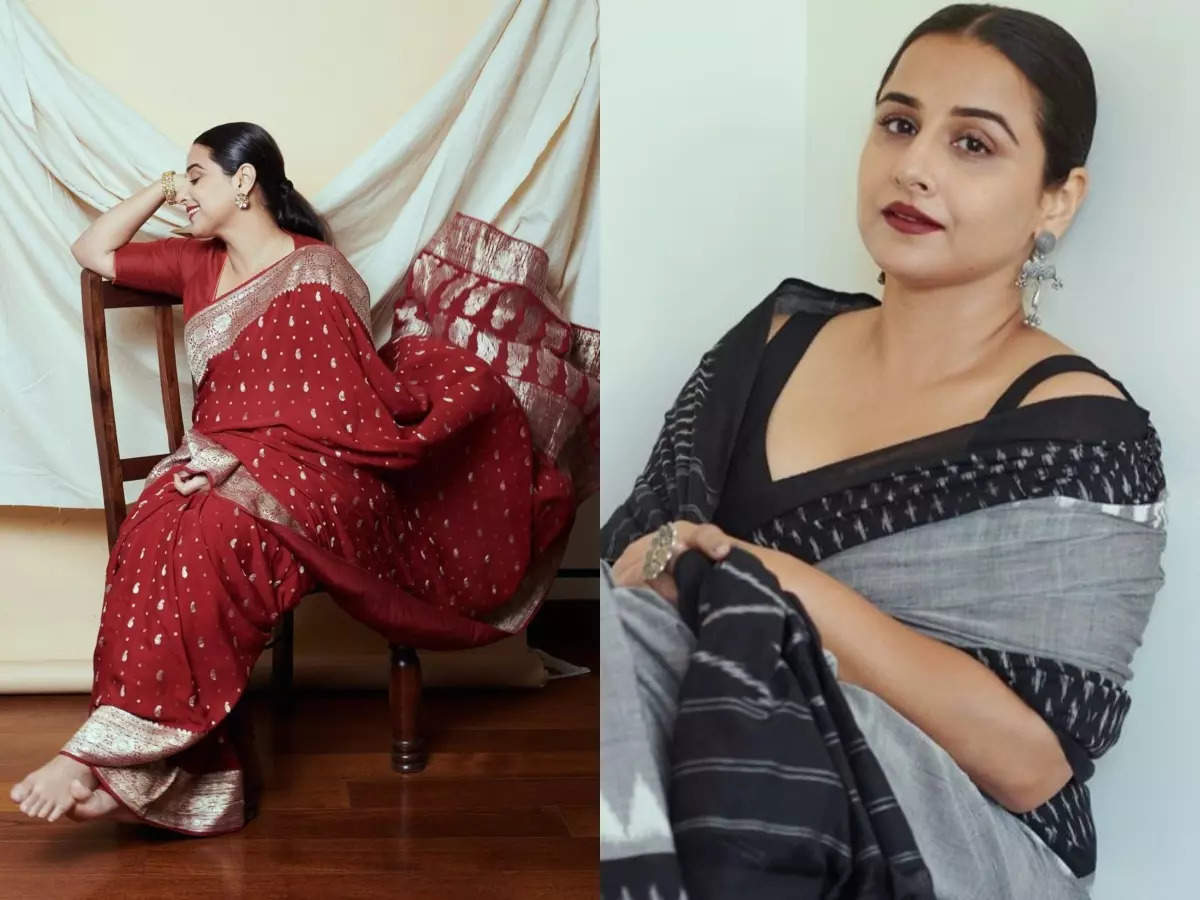 When Vidya proved her love for sarees