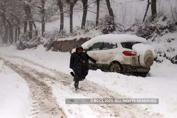 Kashmir Valley receives fresh snowfall