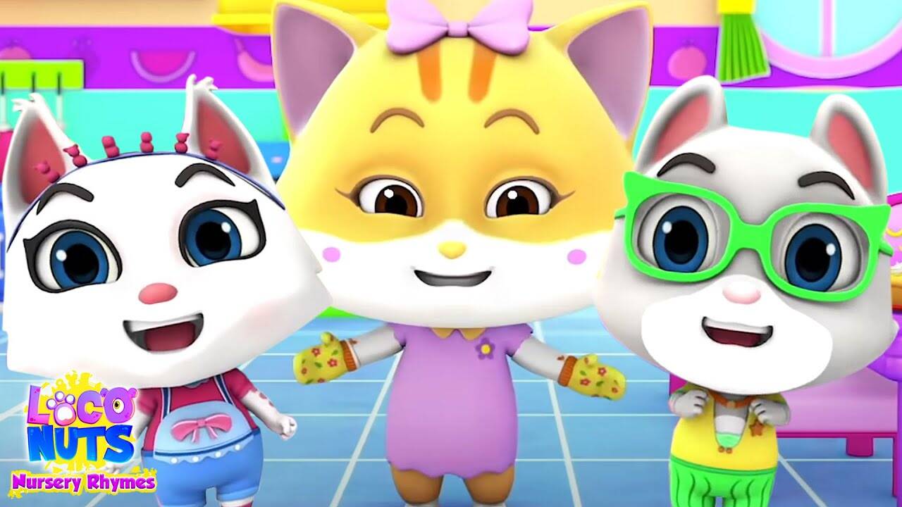 Nursery Rhymes in English: Children Video Song in English 'Three Little ...