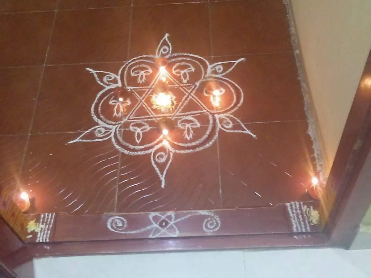 South Indian kolam Picture