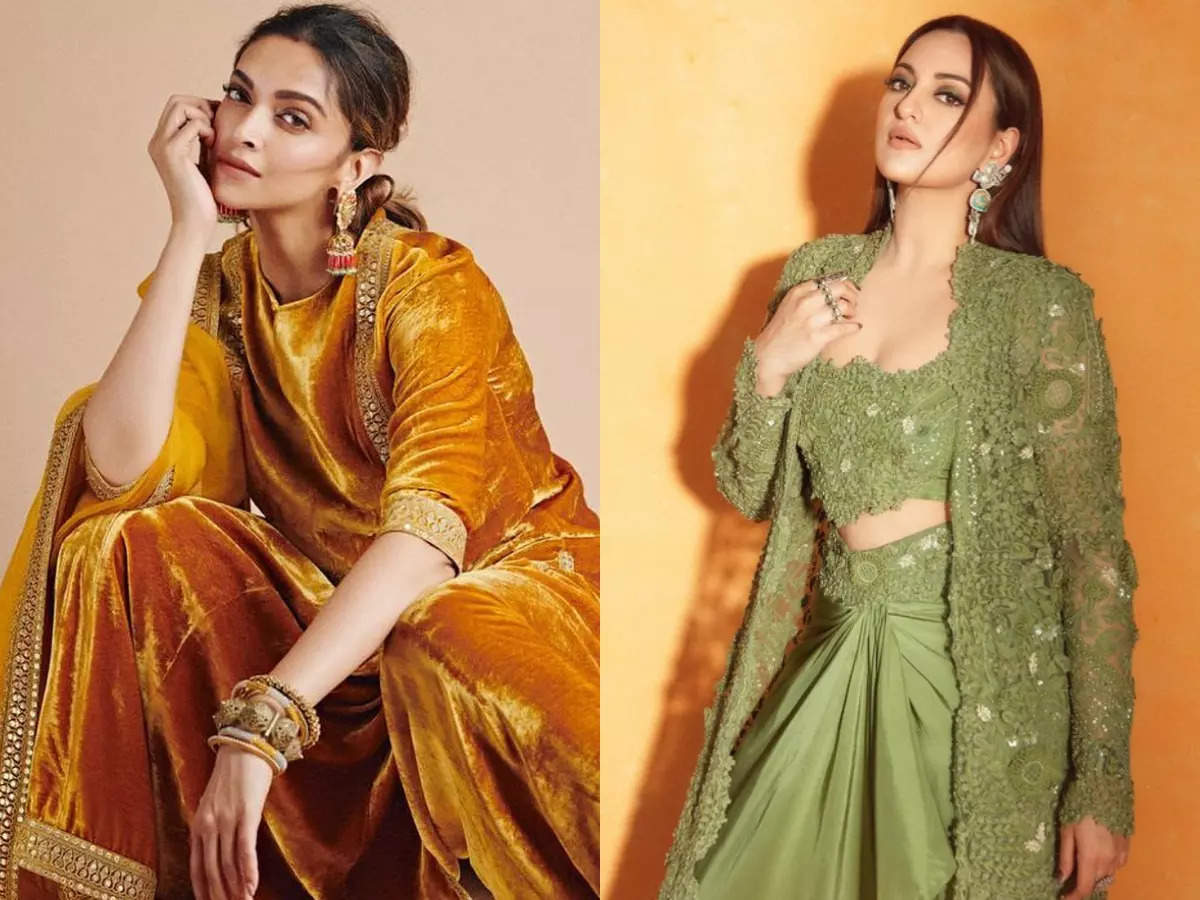From Deepika Padukone to Sonakshi Sinha: Bollywood divas nail the festive look  | The Times of India