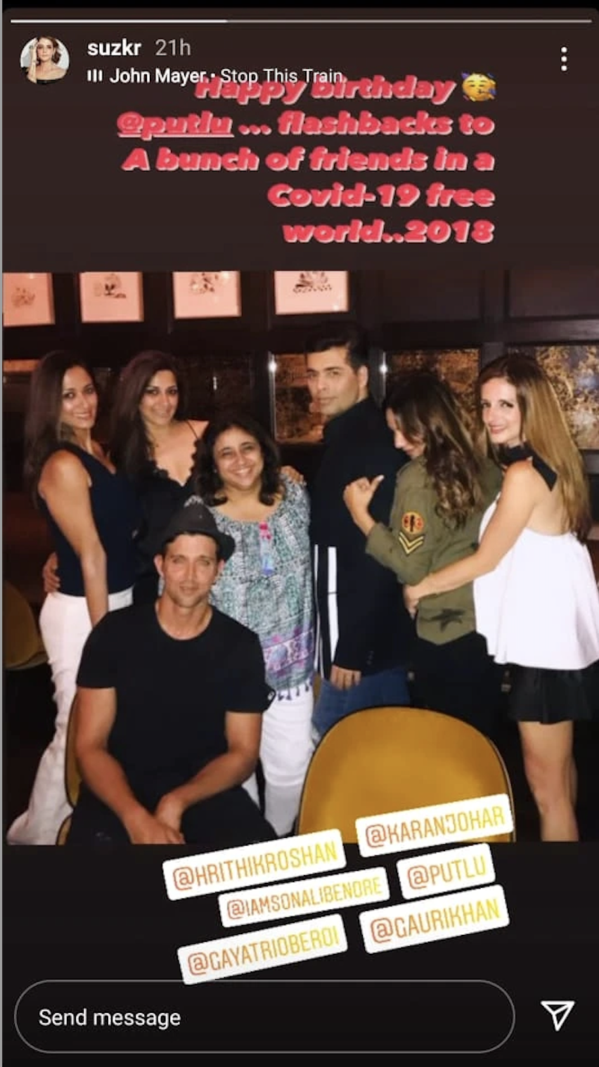 When Sussanne Khan partied with Hrithik