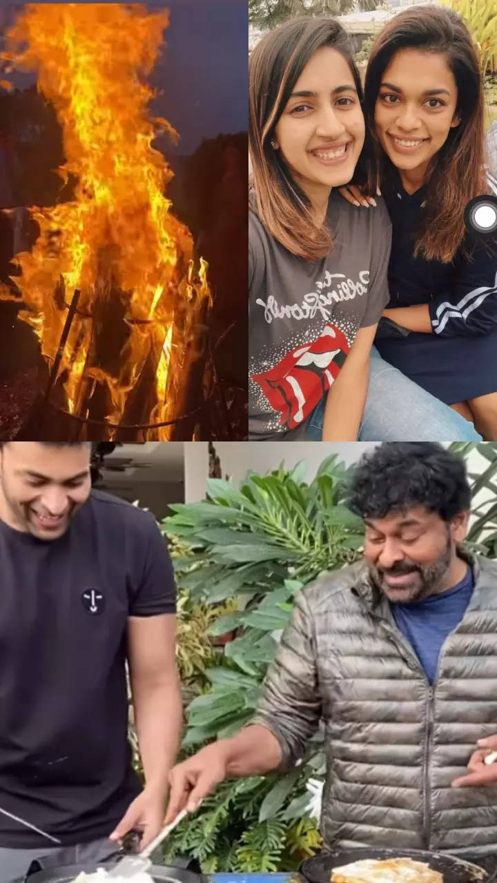 Chiranjeevi spoiling Varuntej's dosa and other surprises at his Bhogi celebrations