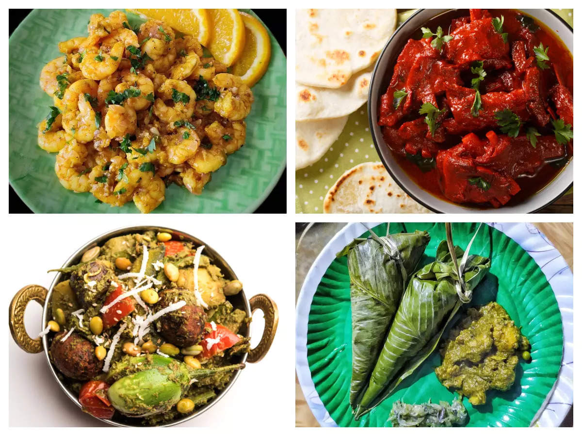 Indian dishes prepared in a unique manner