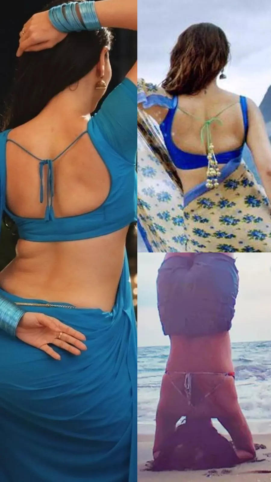 Kollywood actresses and their alluring back pose show