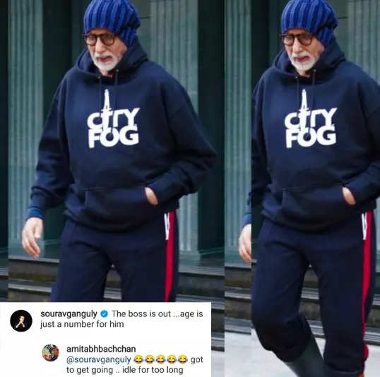 Big B reacts to Sourav Ganguly’s comment