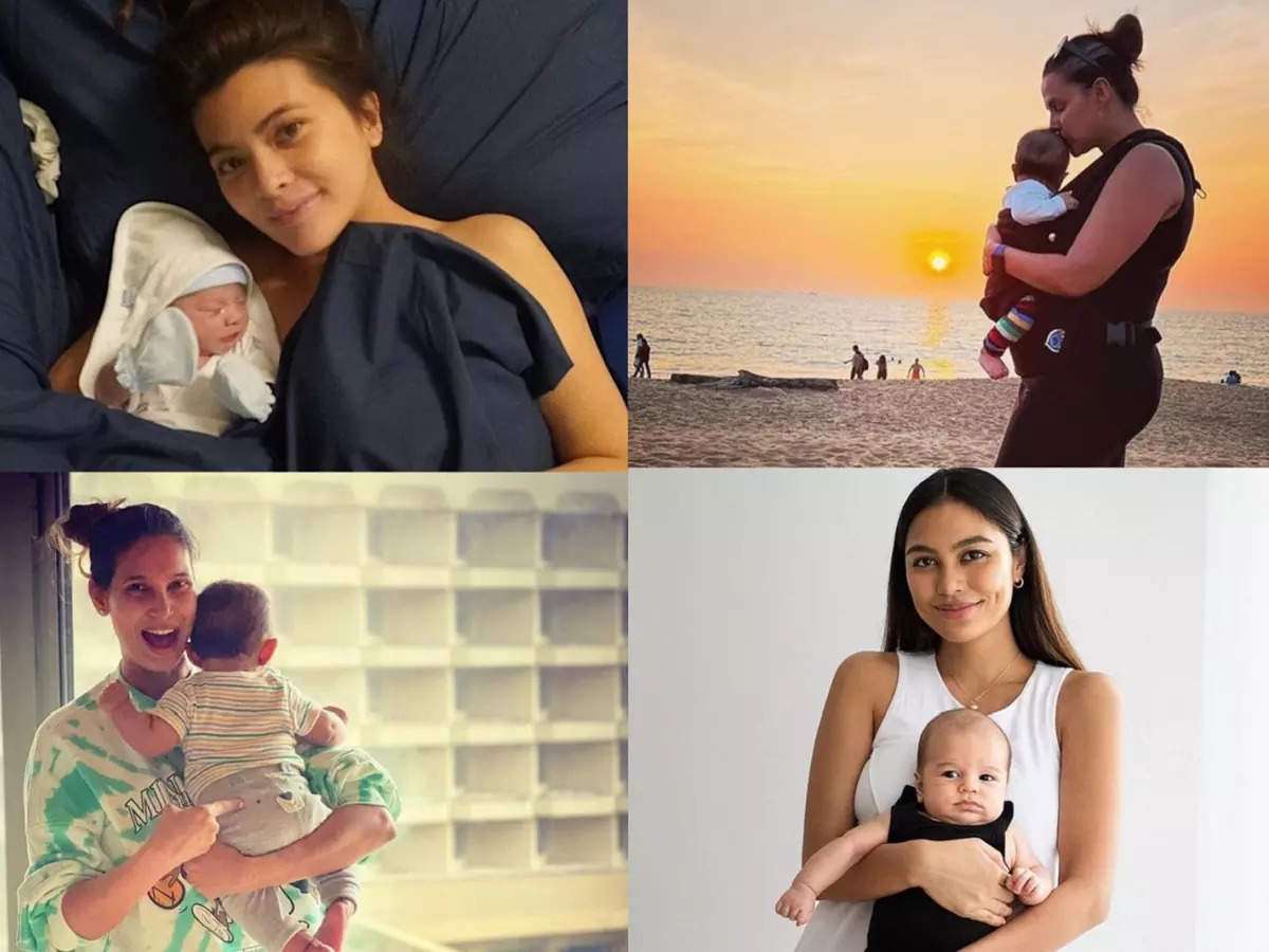 Beauty queens who embraced motherhood during the pandemic