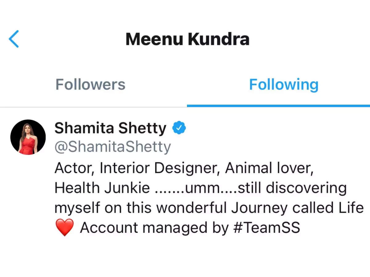 Karan's sister following Shamita