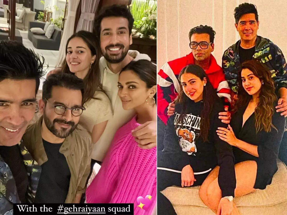 Inside pictures from Manish Malhotra’s house party with Deepika Padukone, Sara Ali Khan, Janhvi Kapoor & others