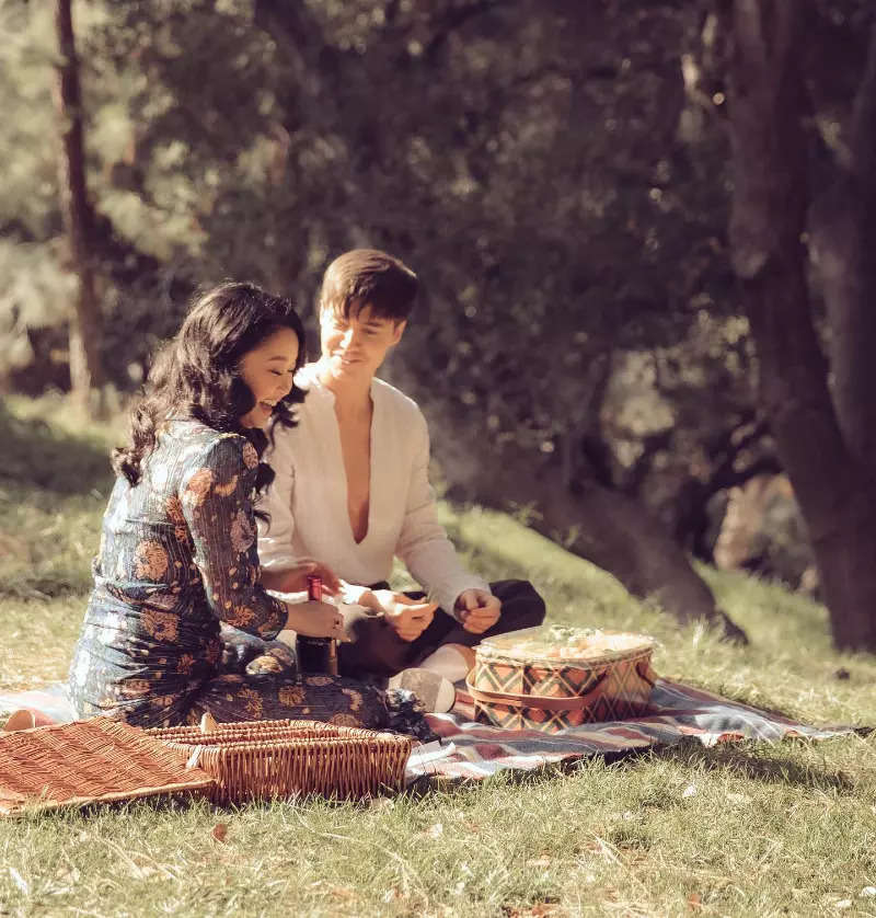 Dreamy engagement pictures of 'To All the Boys' star Lana Condor and her beau Anthony De La Torre