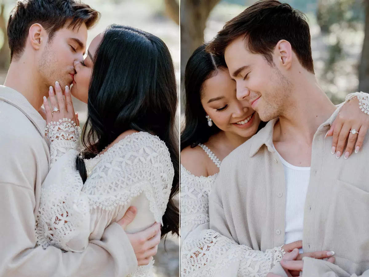 Dreamy engagement pictures of 'To All the Boys' star Lana Condor and her beau Anthony De La Torre