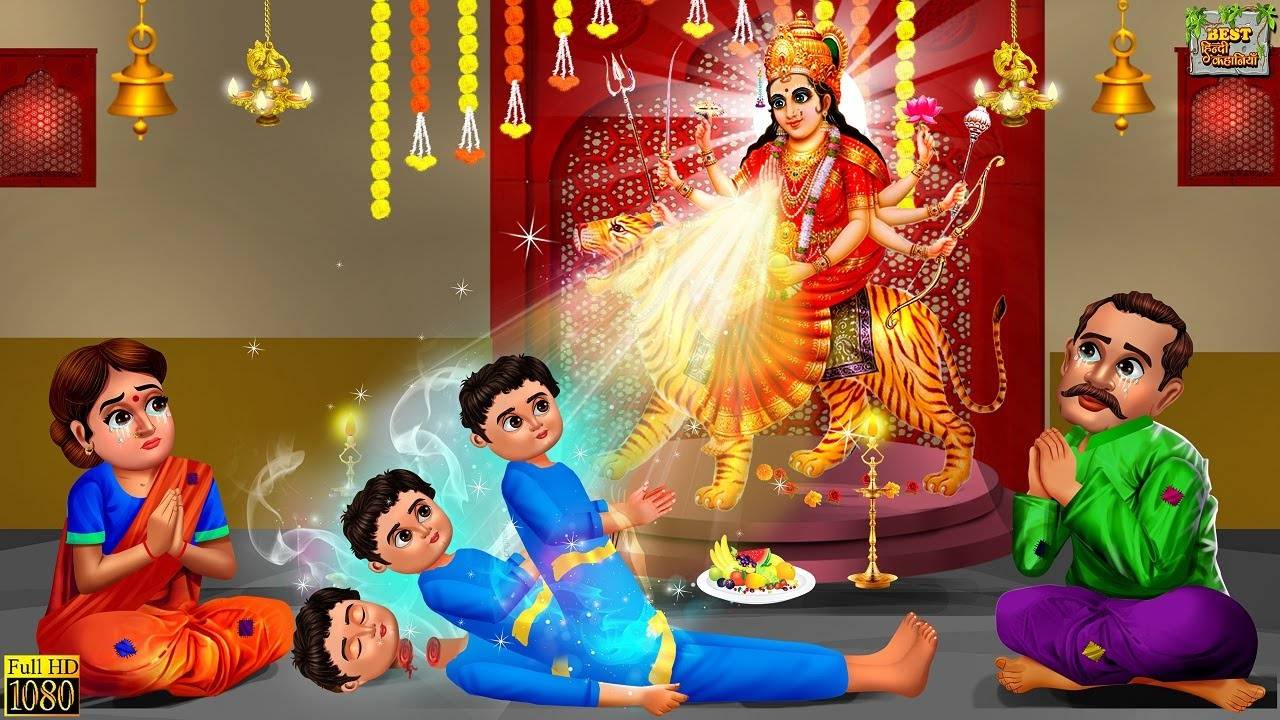 Popular Kids Songs and Hindi Cartoon Stories 'Maa Durga Ka' for Kids -  Check out Children's Nursery Rhymes, Baby Songs, Fairy Tales In Hindi |  Entertainment - Times of India Videos
