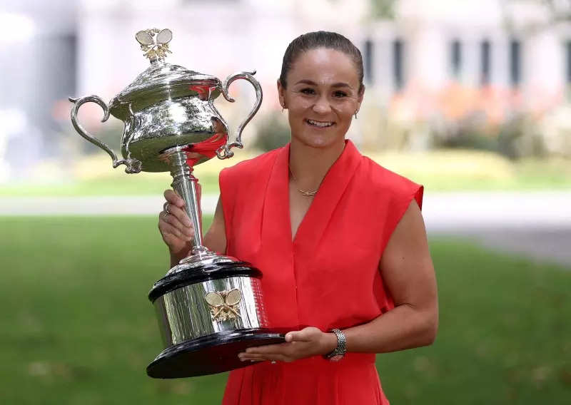 World No 1 Ashleigh Barty champions Australian Open women's singles title, pictures of the winning moment surface the internet