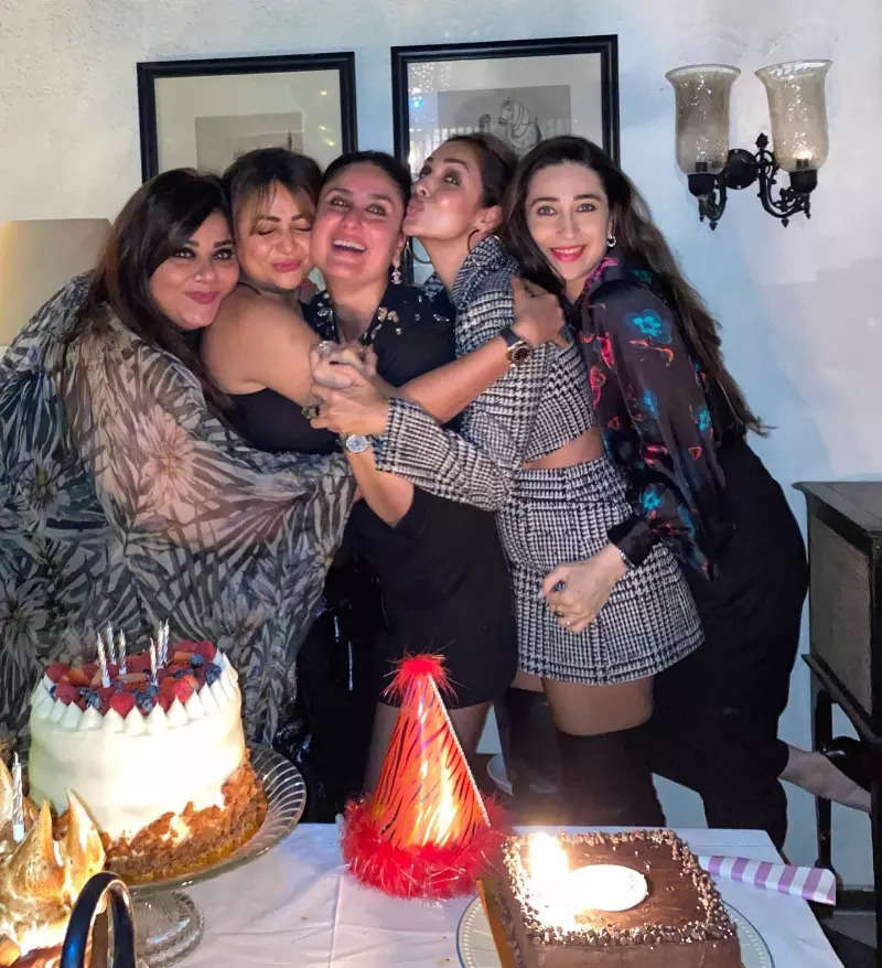 Inside Amrita Arora's fun-filled birthday party with BFFs Kareena, Karisma Kapoor and Malaika Arora