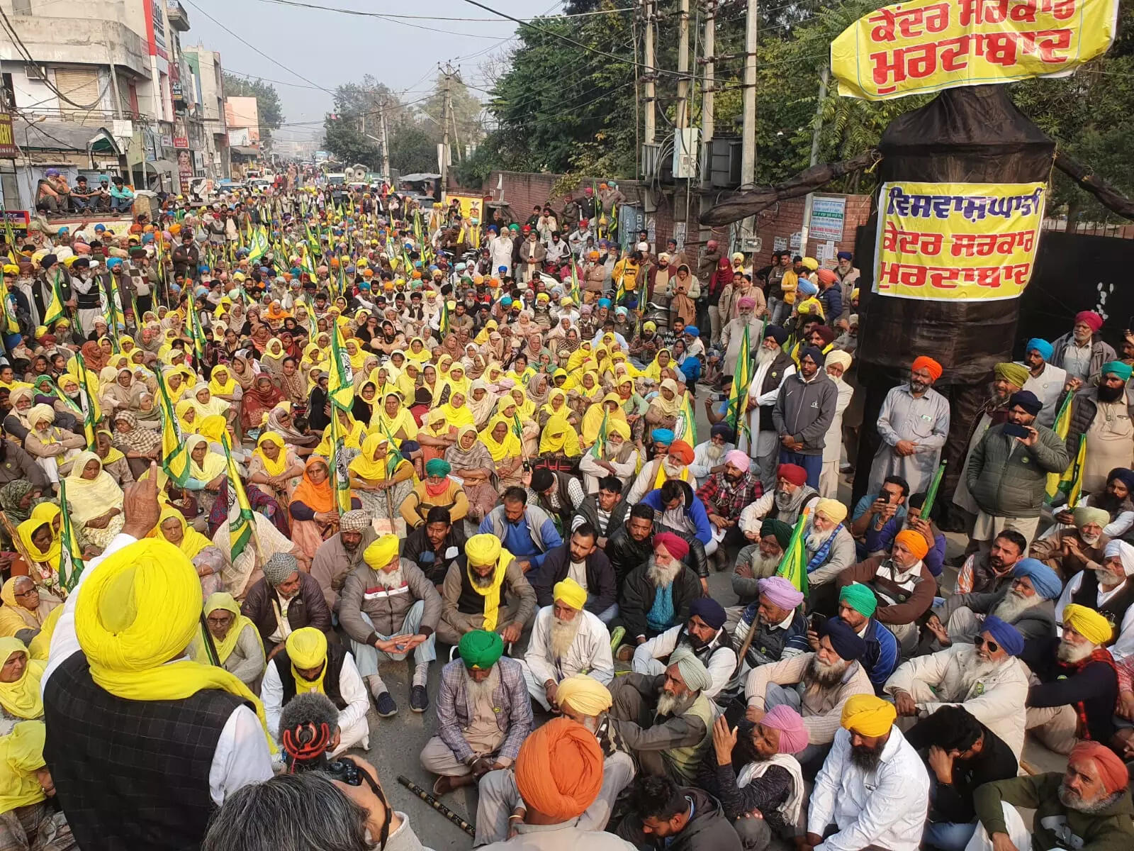 Unfulfilled Promises: Photos Of Farmers' Protest In Punjab, Haryana