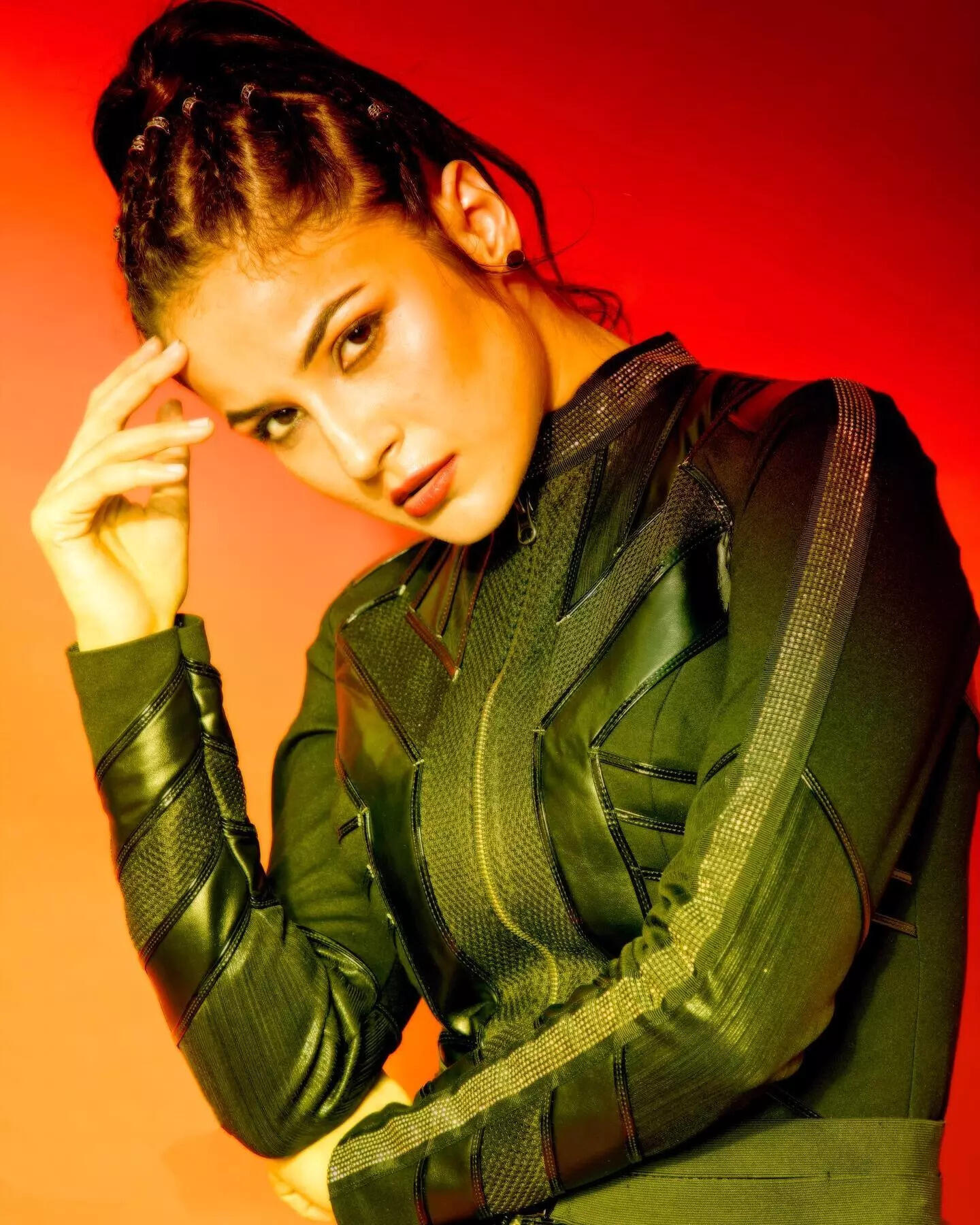 Shehnaaz Gill In Black