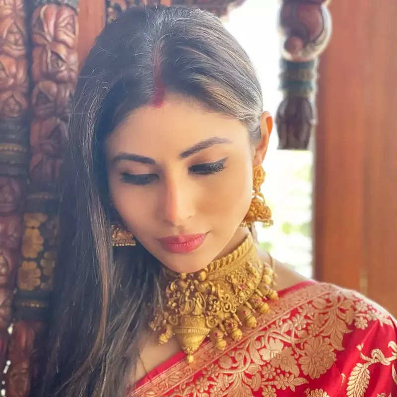 Lovely pictures from ever-stylish bride Mouni Roy and Suraj Nambiar’s post-wedding festivities