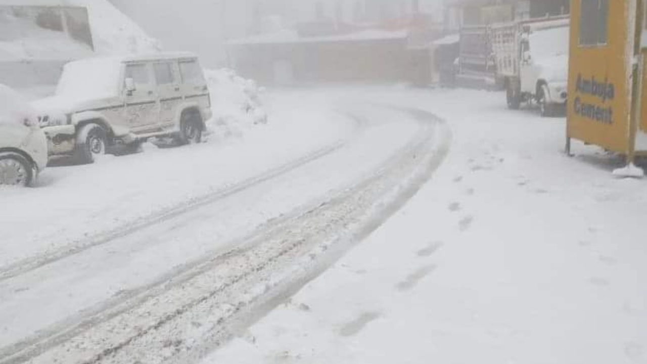 In Pics: Shimla Receives Heavy Snowfall