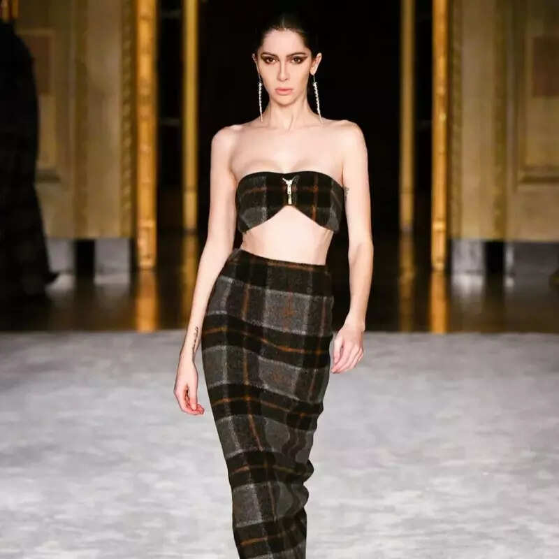 In photos: Meet Theodora 'Teddy' Quinlivan, model who was captured hitting audience member with her coat during show