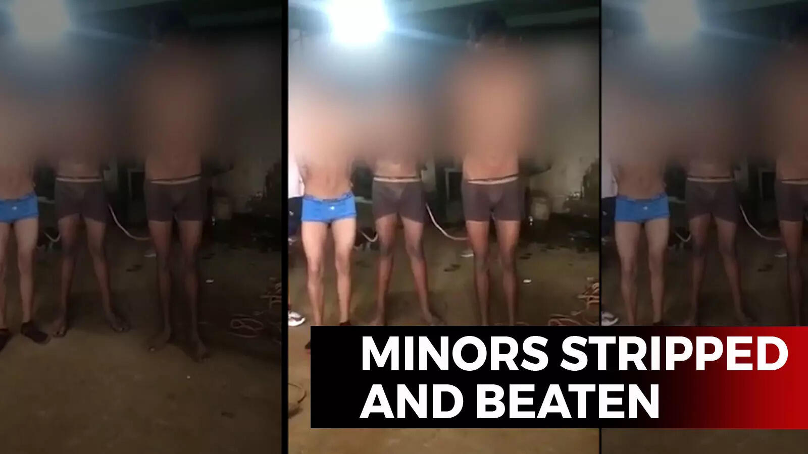 Gujarat Four boys stripped and beaten on suspicion of theft,