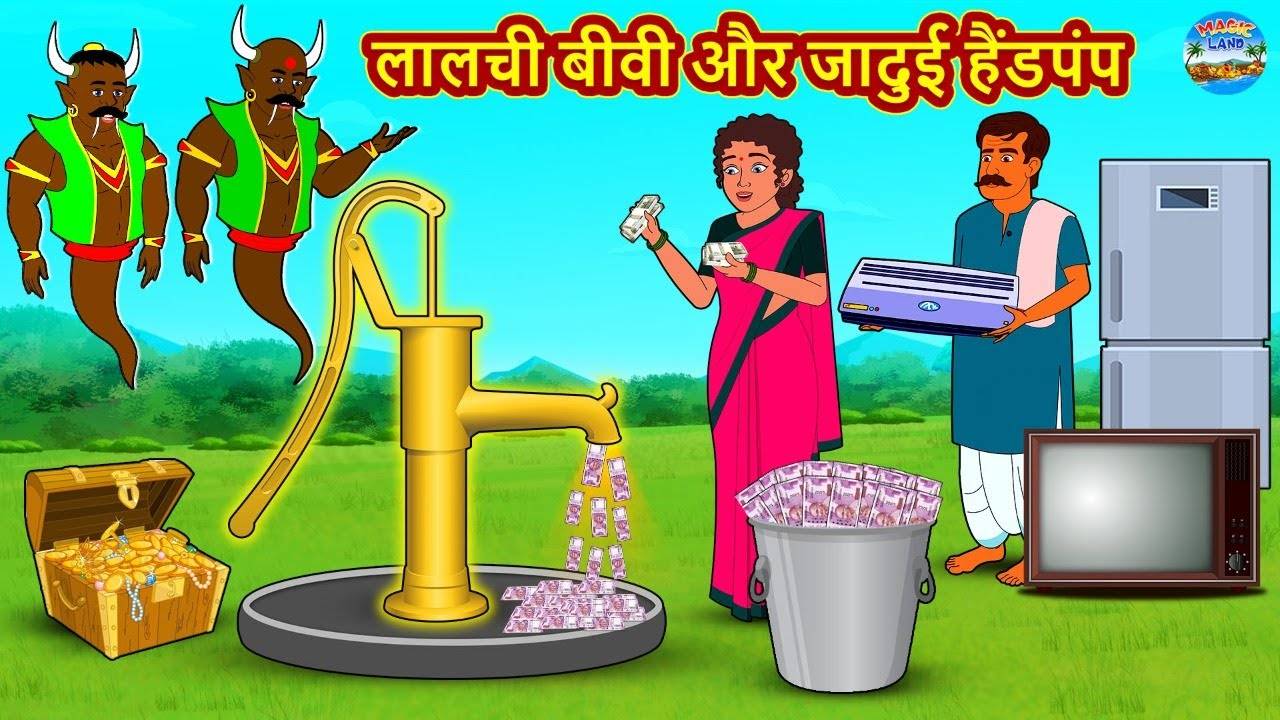 Watch Latest Children Hindi Nursery Story 'Lalchi Biwi Aur Jadui Handpump'  for Kids - Check out Fun Kids Nursery Rhymes And Baby Songs In Hindi |  Entertainment - Times of India Videos