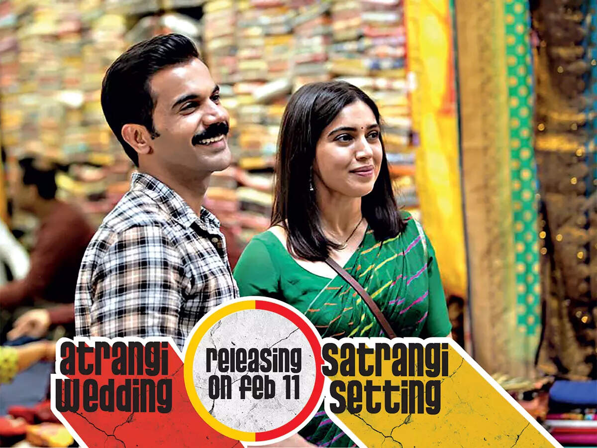 Rajkummar Rao and Bhumi Pednekar in Badhaai Do