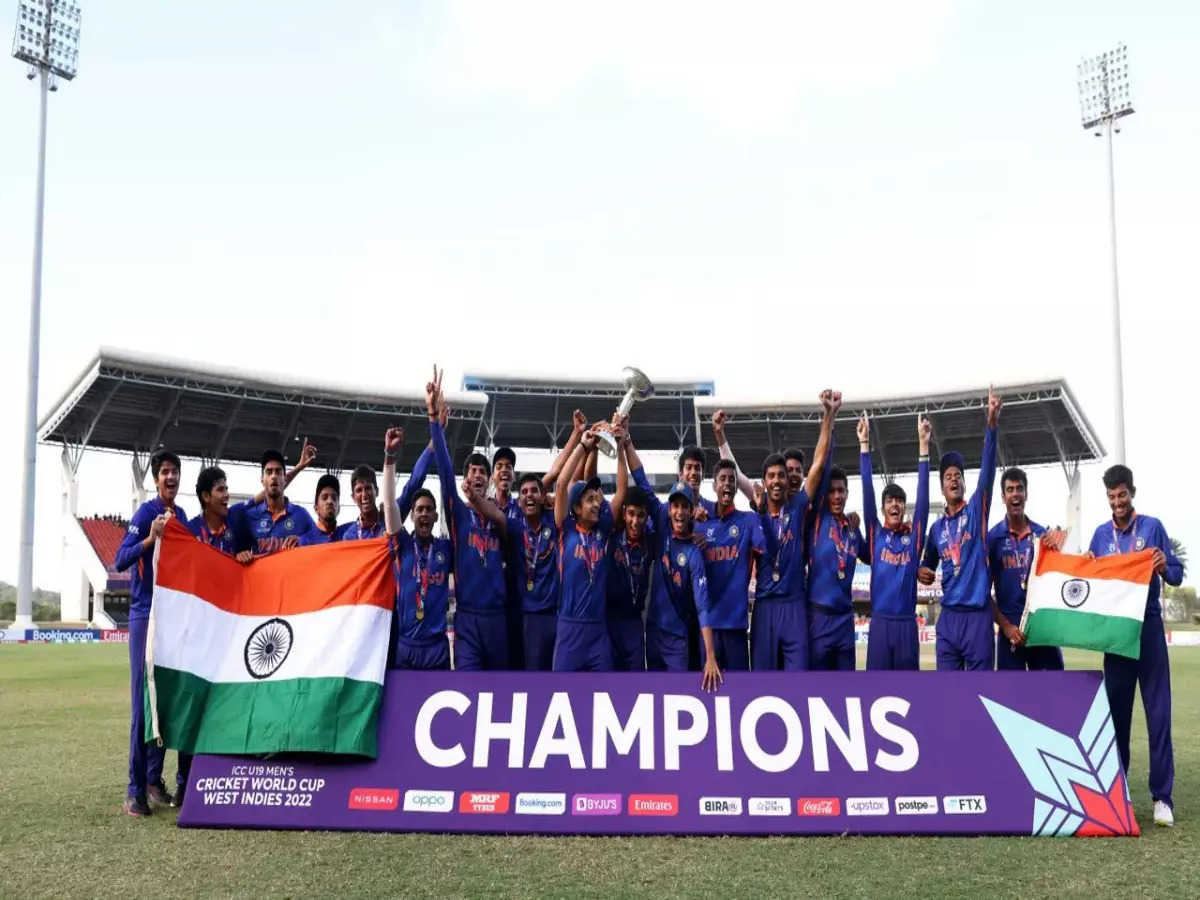 ICC U-19 World Cup 2022 These pictures of young cricketers lifting the trophy will make your heart swell with pride Photogallery