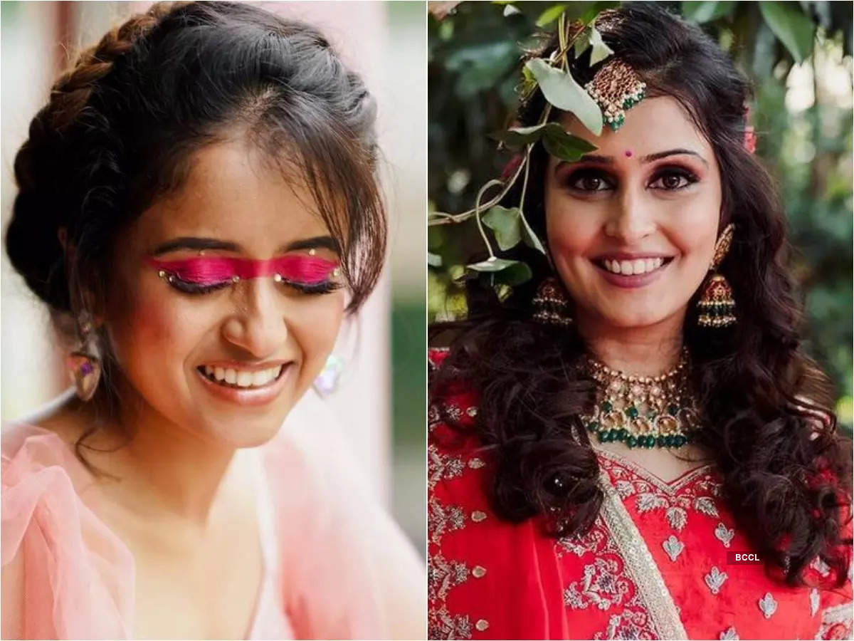From Chaitra Vasudevan's bold graphic liners to Ashita Chandrappa's  luscious bridal hairdo: Celeb inspired makeup trends to follow | The Times  of India