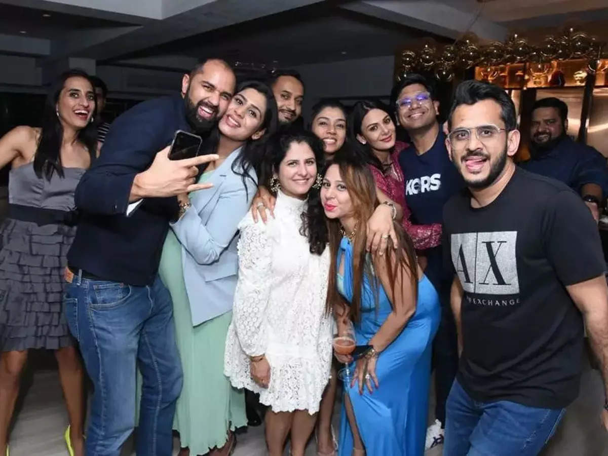 Shark Tank India judge Anupam Mittal parties hard with all other sharks as season one comes to an end, see pictures