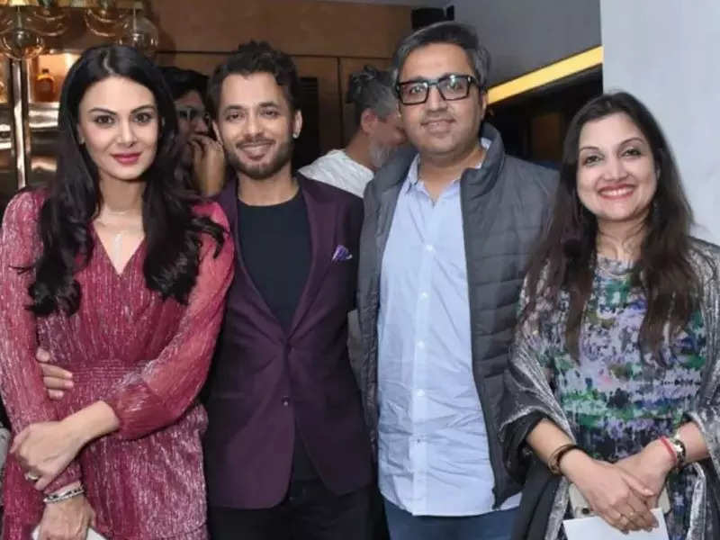 Shark Tank India judge Anupam Mittal parties hard with all other sharks as season one comes to an end, see pictures