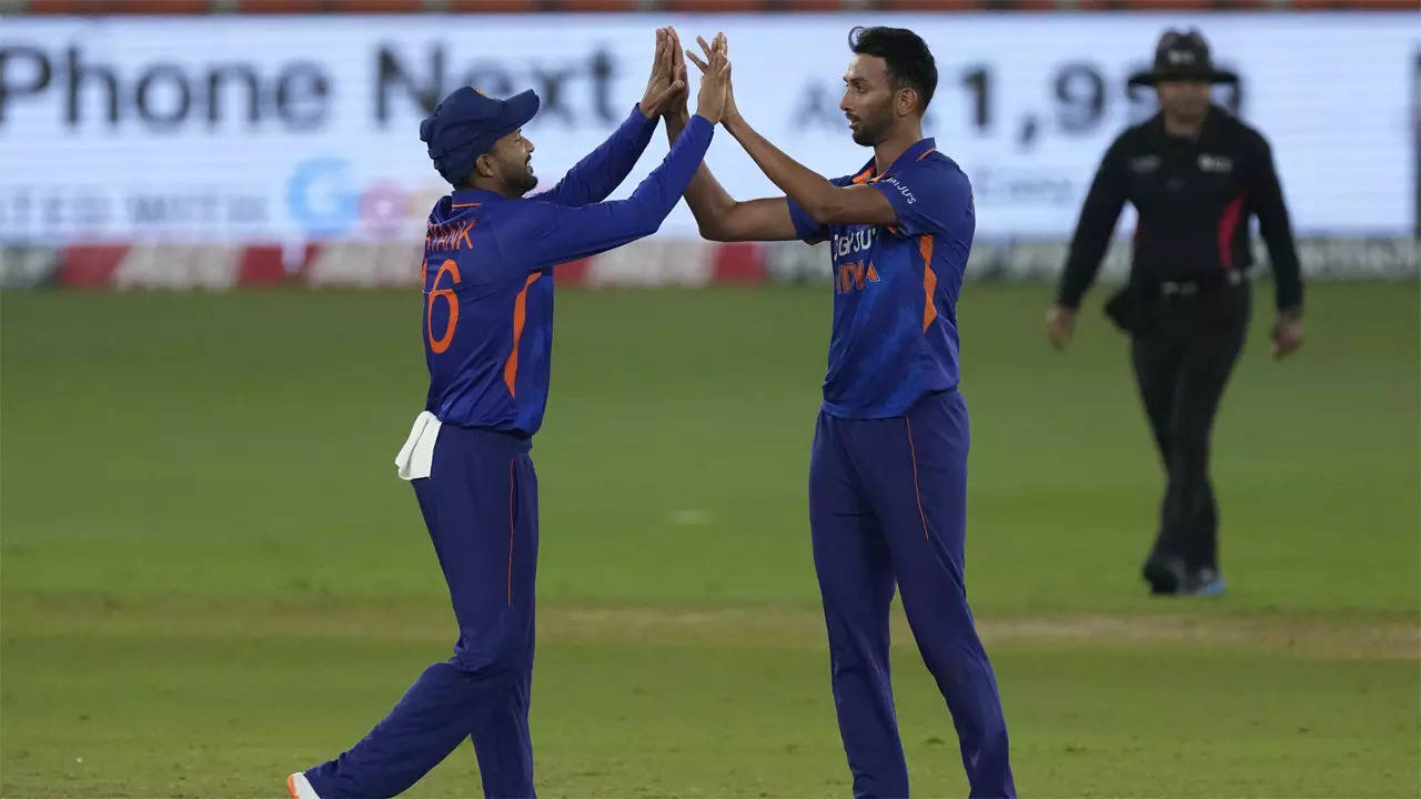 In Pics: Prasidh Krishna stars as India down West Indies to clinch ODI series  | The Times of India